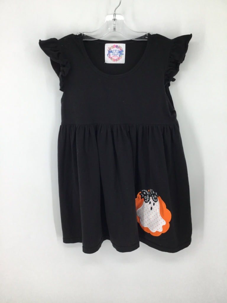 Southern Poppy Smocks Child Size 10 Black Halloween Shirt