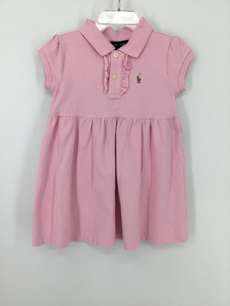 Ralph Lauren Child Size 24 Months Pink Dress - girls