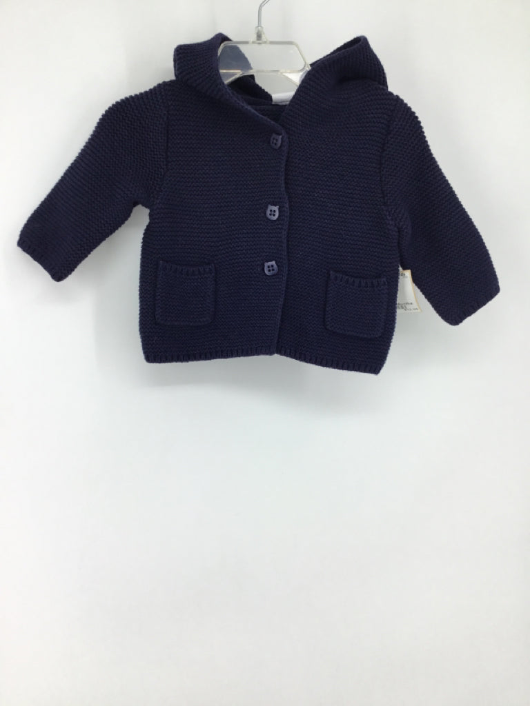 Baby Gap Child Size 0-3 Months Navy Solid Sweater - boys