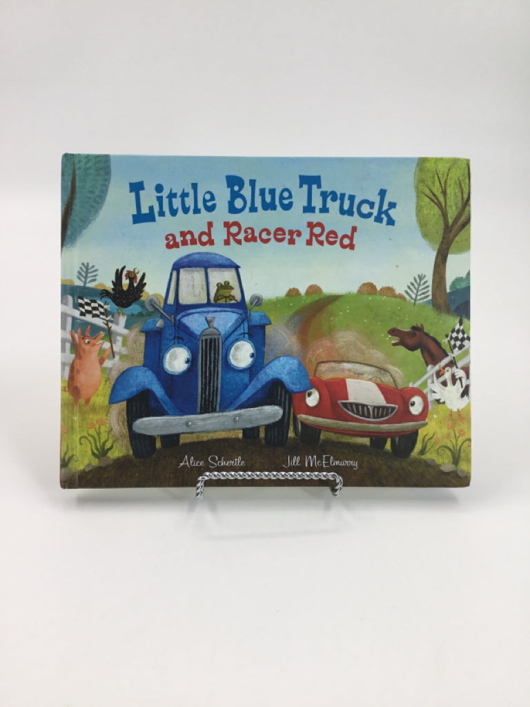 Little Blue Truck and Racer Red Hardcover Book