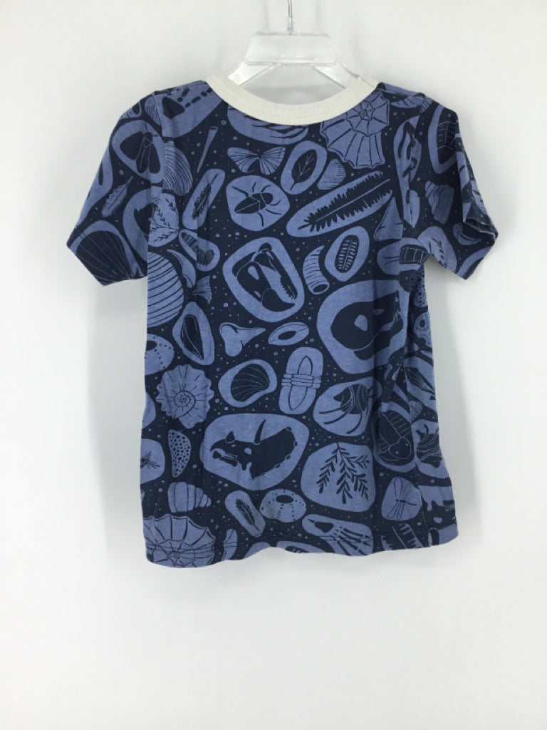 Winter Water Factory Child Size 6 Blue Print T-shirt - boys