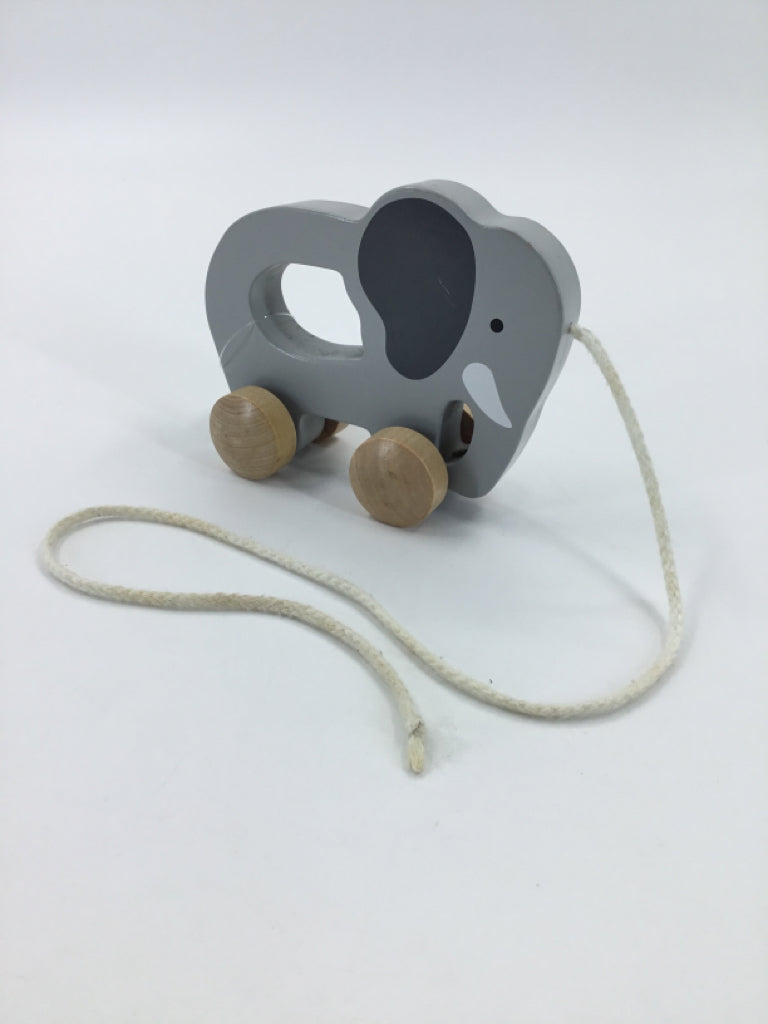 Hape Elephant Wooden Push and Pull Toddler Toy