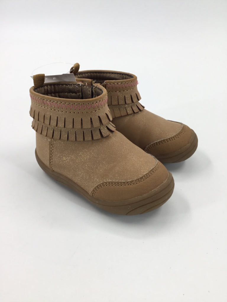 Stride Rite 360 Child Size 5 Toddler Tan Boots