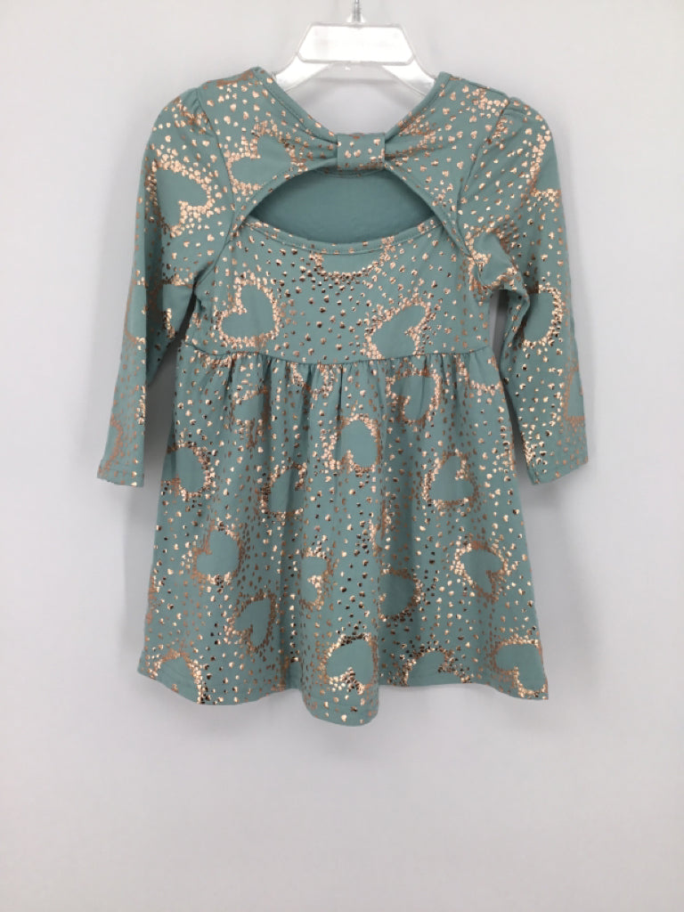 Picapino Child Size 2 Green Dress - girls