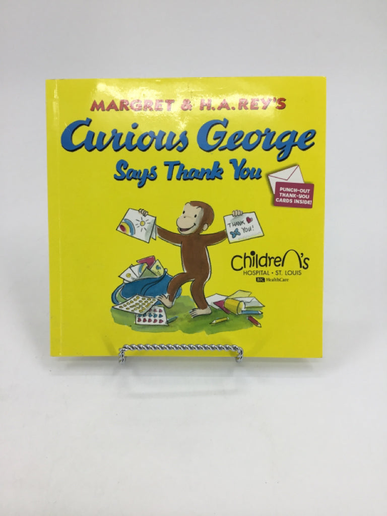 Curious George Says Thank You Paperback Book