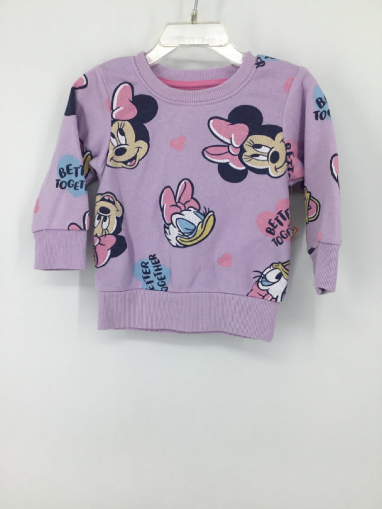 Disney Child Size 12 Months Purple Sweatshirt - girls