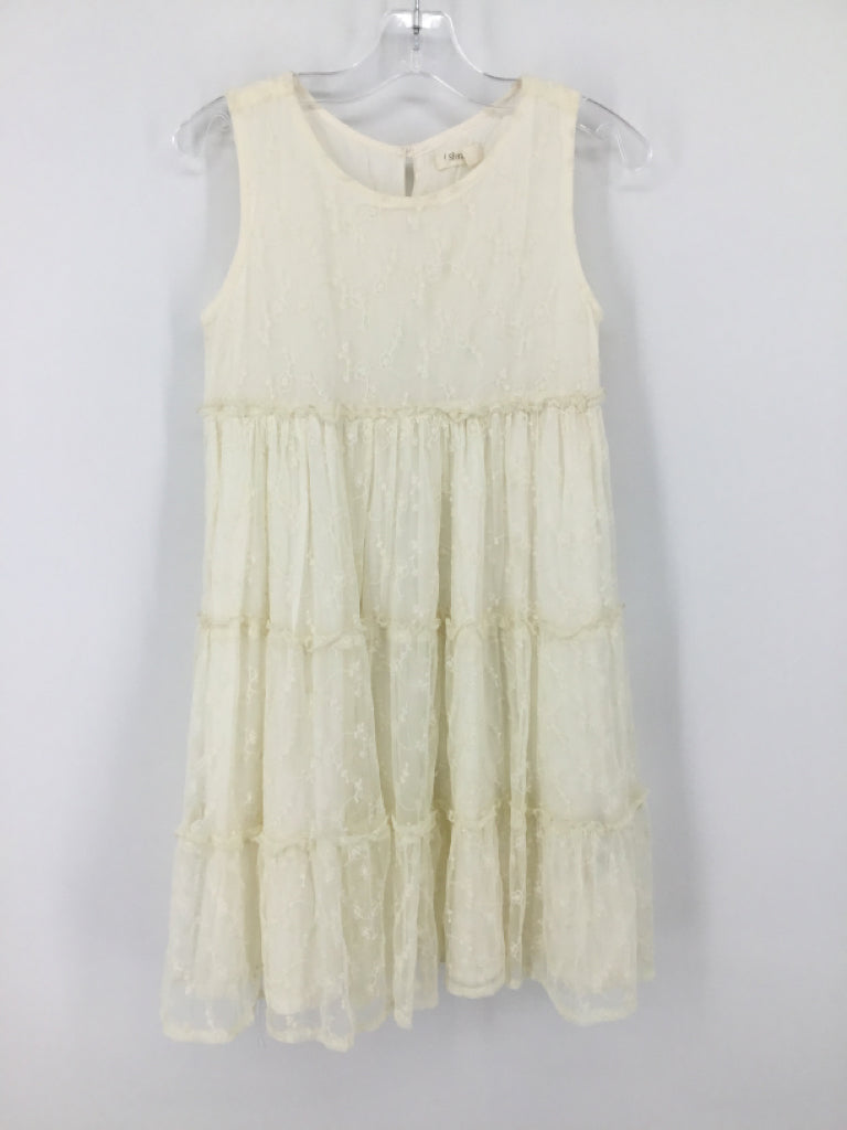 Sfera Child Size 9 Cream Dress - girls