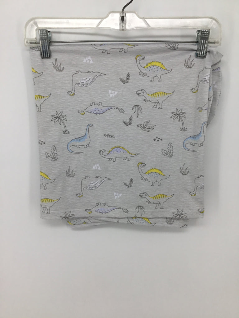 Modern Baby Gray Dinosaur Nursing Cover