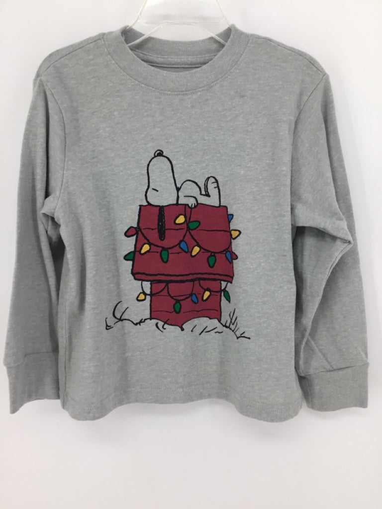 Crewcuts + Peanuts Child Size 2 Gray Christmas