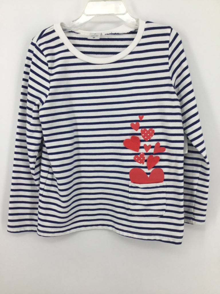 Carter's Child Size 7 Navy Valentine's Day Shirt