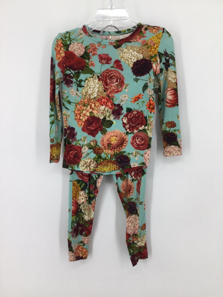 Posh Peanut Child Size 2 Multi-Color Pajamas - girls
