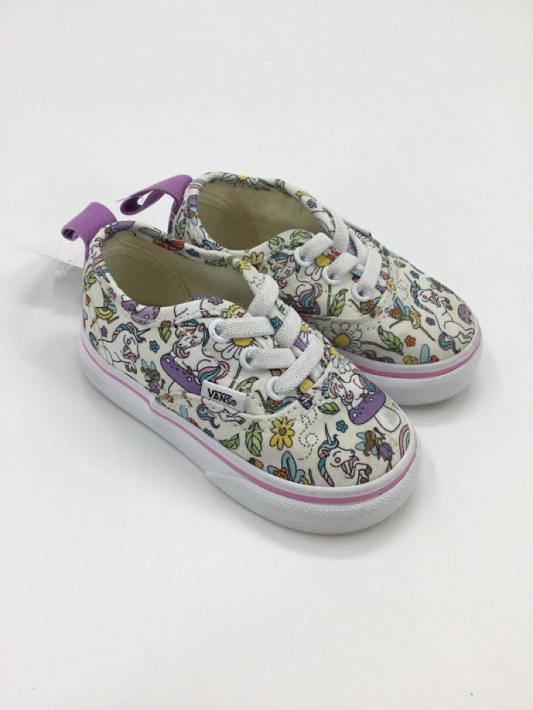 Vans Child Size 4 Toddler Purple Sneakers