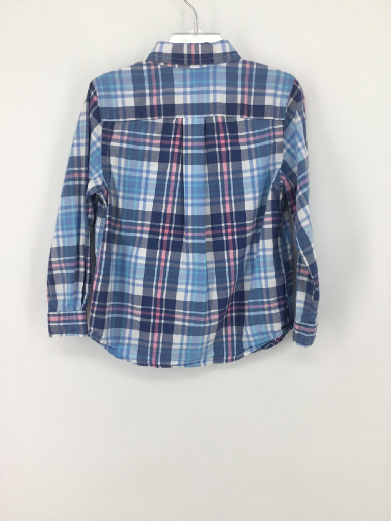 vineyard vines Child Size 4 Blue Plaid Shirt - boys