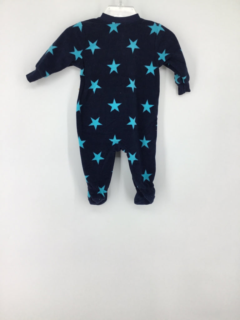 primary Child Size 0-3 Months Navy Sleepers