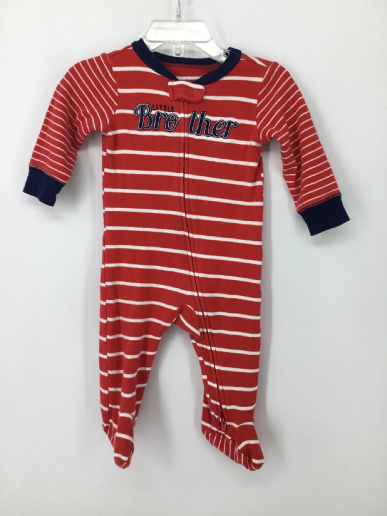 Carter's Child Size 6 Months Red Sleepers