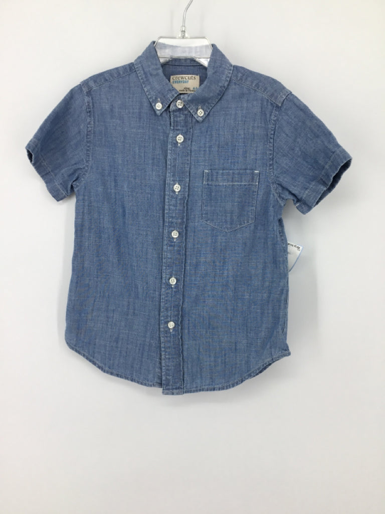 Crewcuts Child Size 4 Blue Solid Shirt - boys