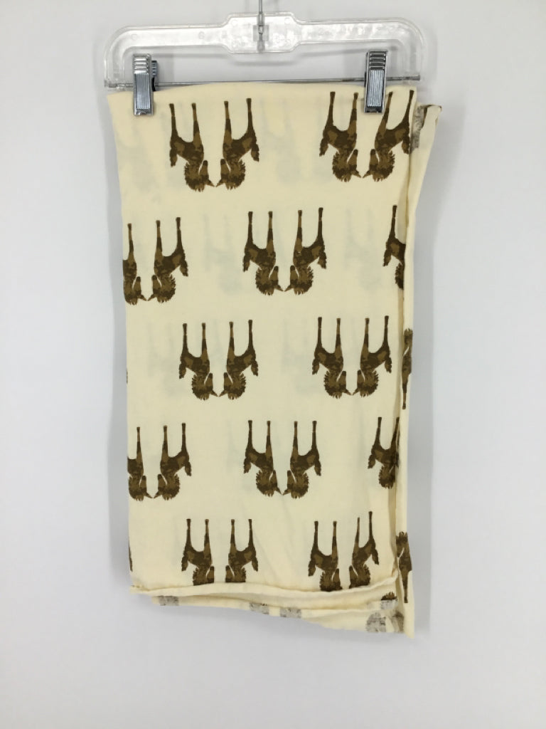 Kate Quinn Organics Cream Print Blanket