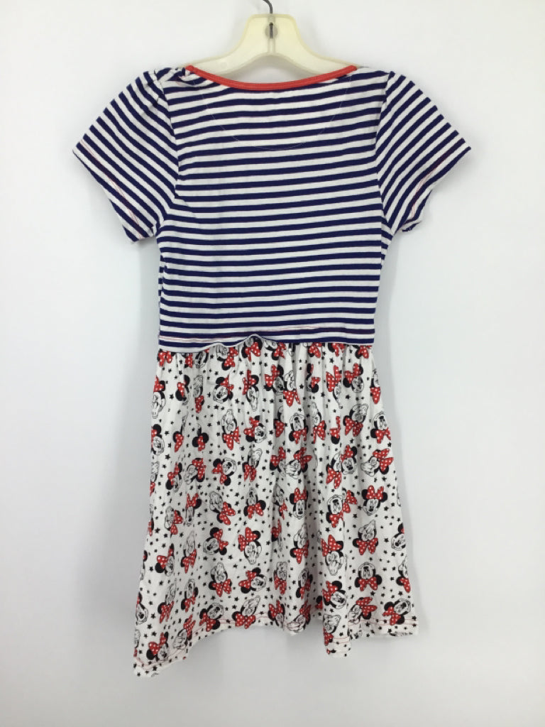 Disney Child Size 10 Blue Stars & Stripes Dress