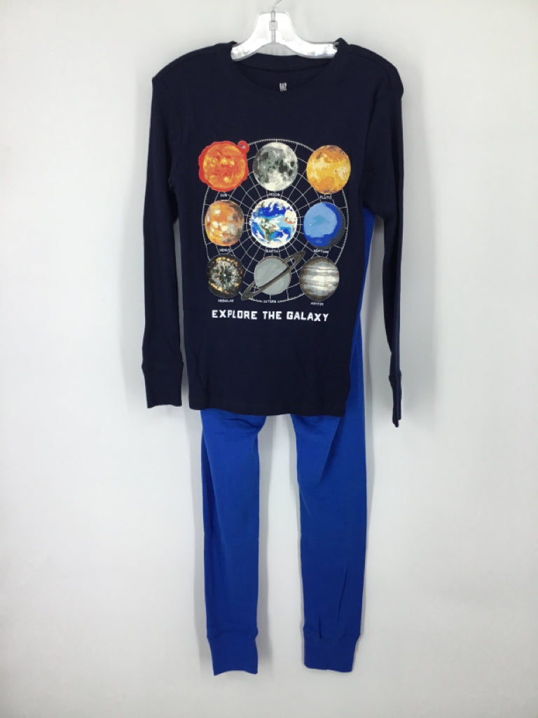 Gap Kids Child Size 12 Navy Space Pajamas - boys