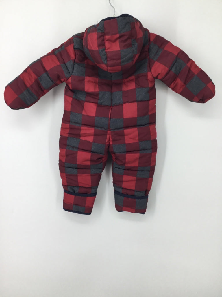 OshKosh B'gosh Child Size 6-9 Months Red Checkered Outerwear - boys