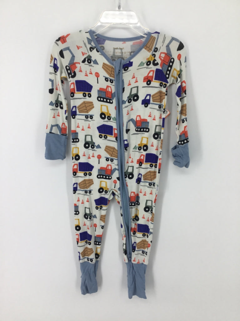 Little Sleepies Child Size 6-12 Months Multi-Color Print Pajamas - boys