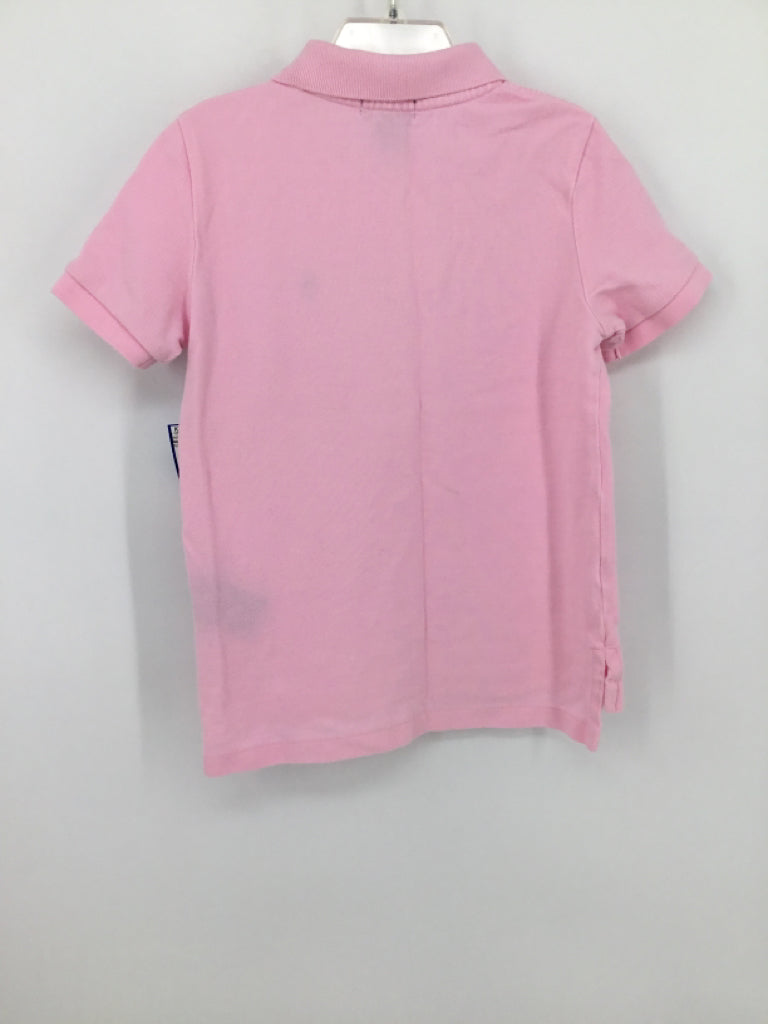 Ralph Lauren Child Size 6 Pink Solid Shirt - boys