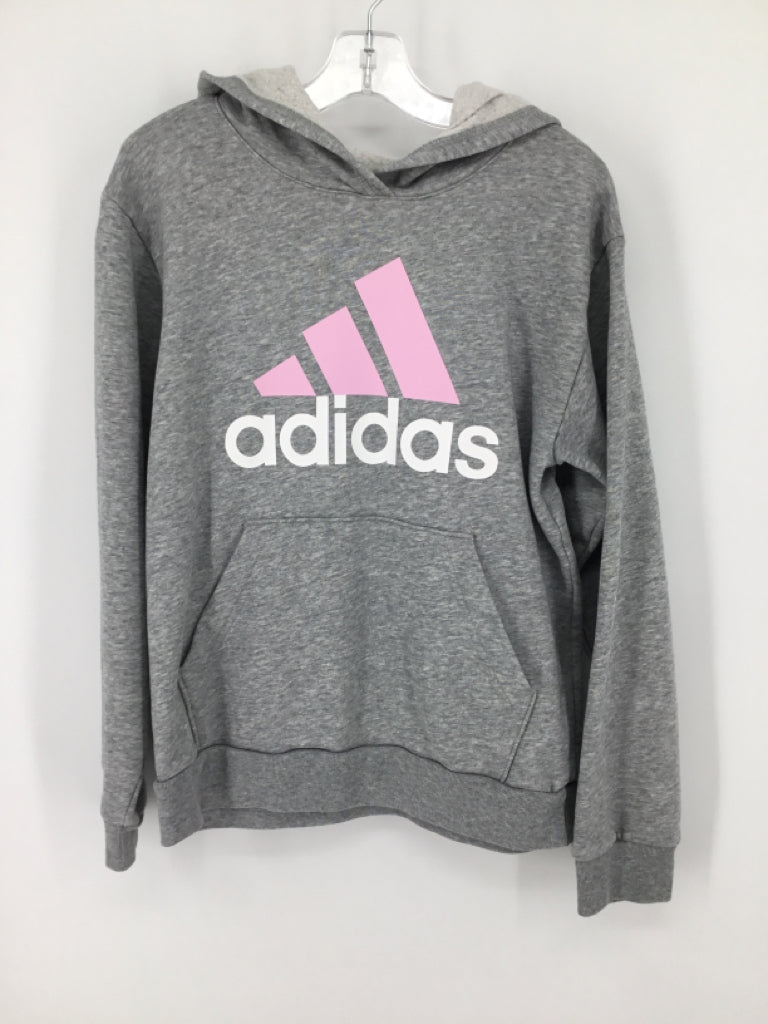 Adidas Child Size 10 Gray Sweatshirt - girls