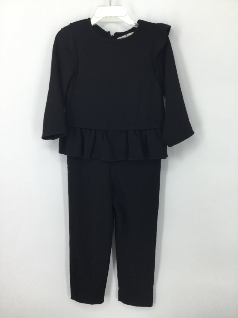 Zara Child Size 5 Black Outfit - girls