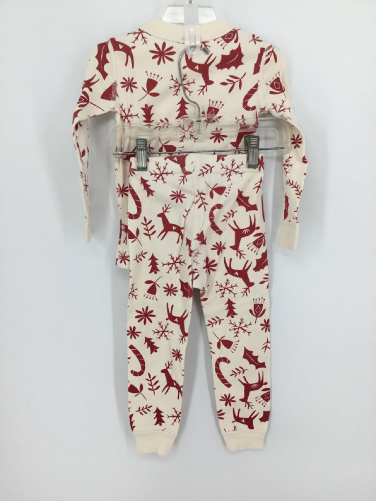 Hanna Andersson Child Size 3 Red Christmas Pajamas