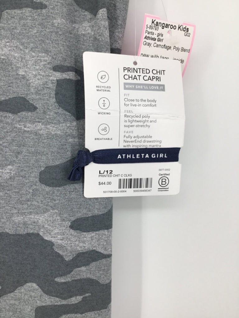 Athleta Girl Child Size 12 Gray Pants - girls