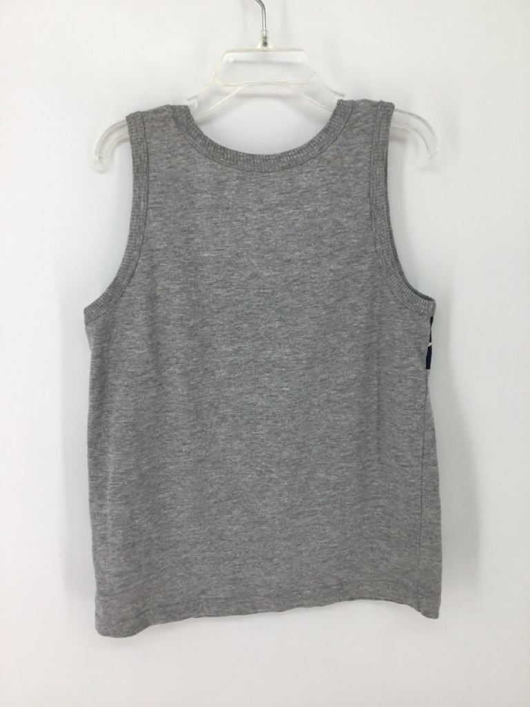 Tommy Bahama Child Size 7 Gray Stars & Stripes Tank Top