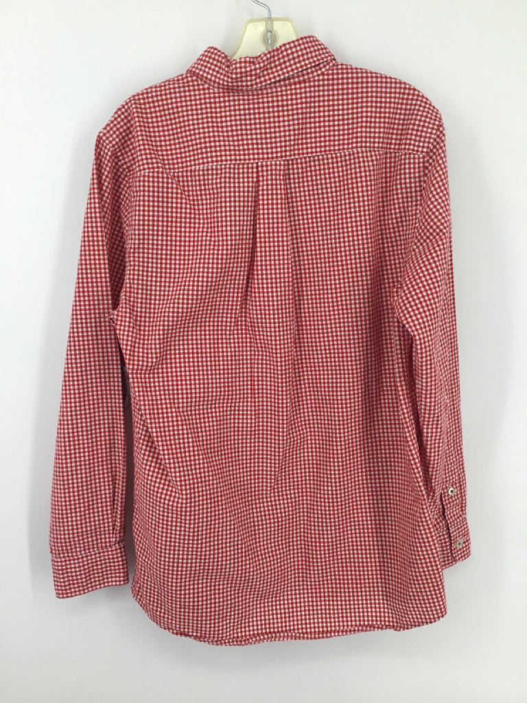 vineyard vines Child Size 12 Red Gingham Shirt - boys