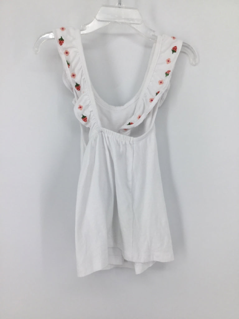 Boden Child Size 5 White Tank top - girls