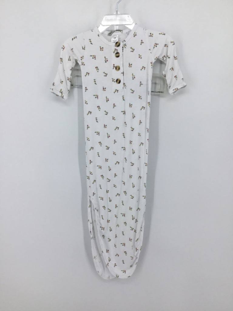 Lou Lou Child Size Newborn White Sleepers