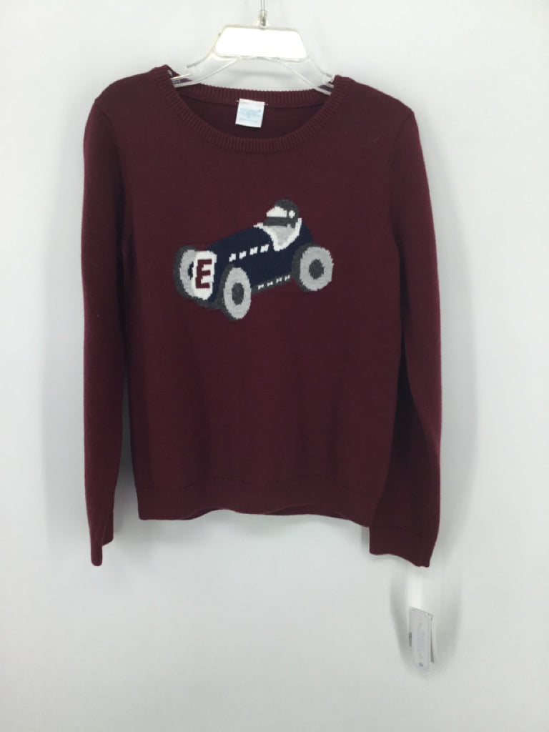 Edgehill Collection Child Size 4 Burgundy Print Sweater - boys