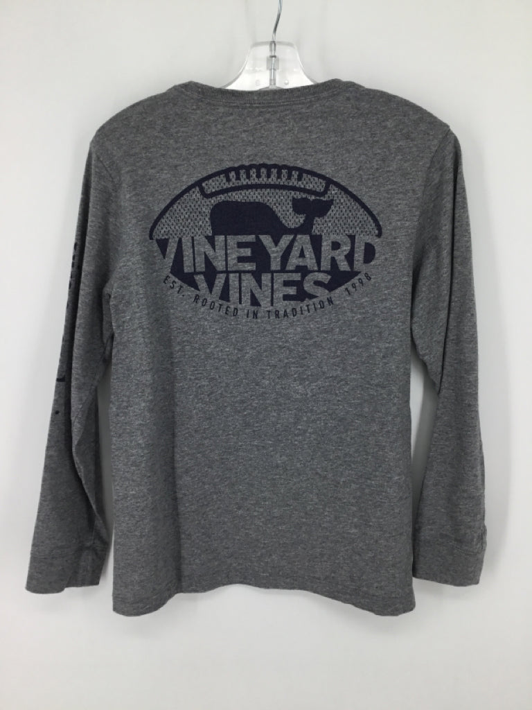 vineyard vines Child Size 8 Gray screen printed T-shirt - boys