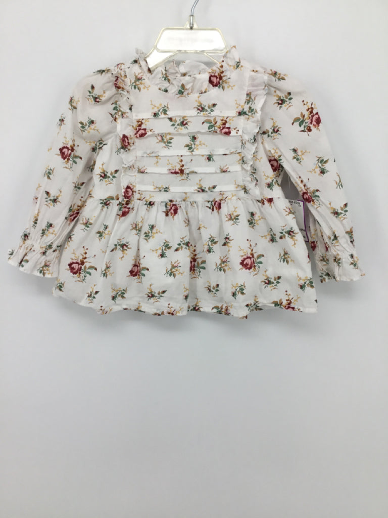 Janie and Jack Child Size 12-18 Months White Shirt - girls