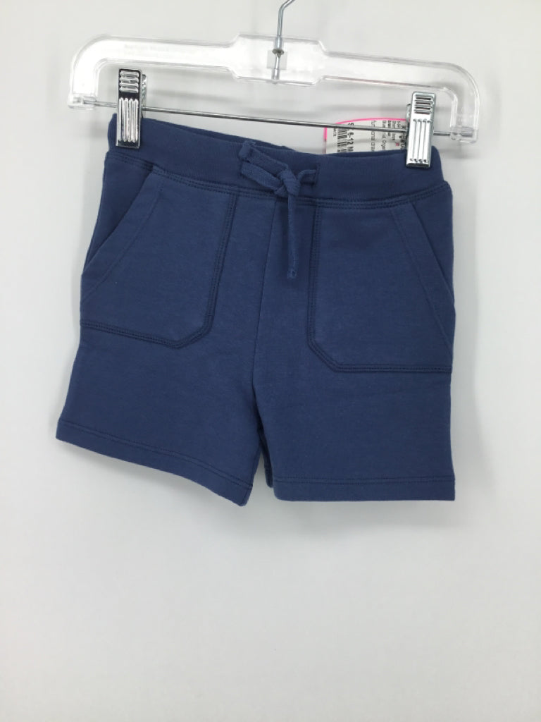 brandless Child Size 6-12 Months Blue Solid Shorts - boys