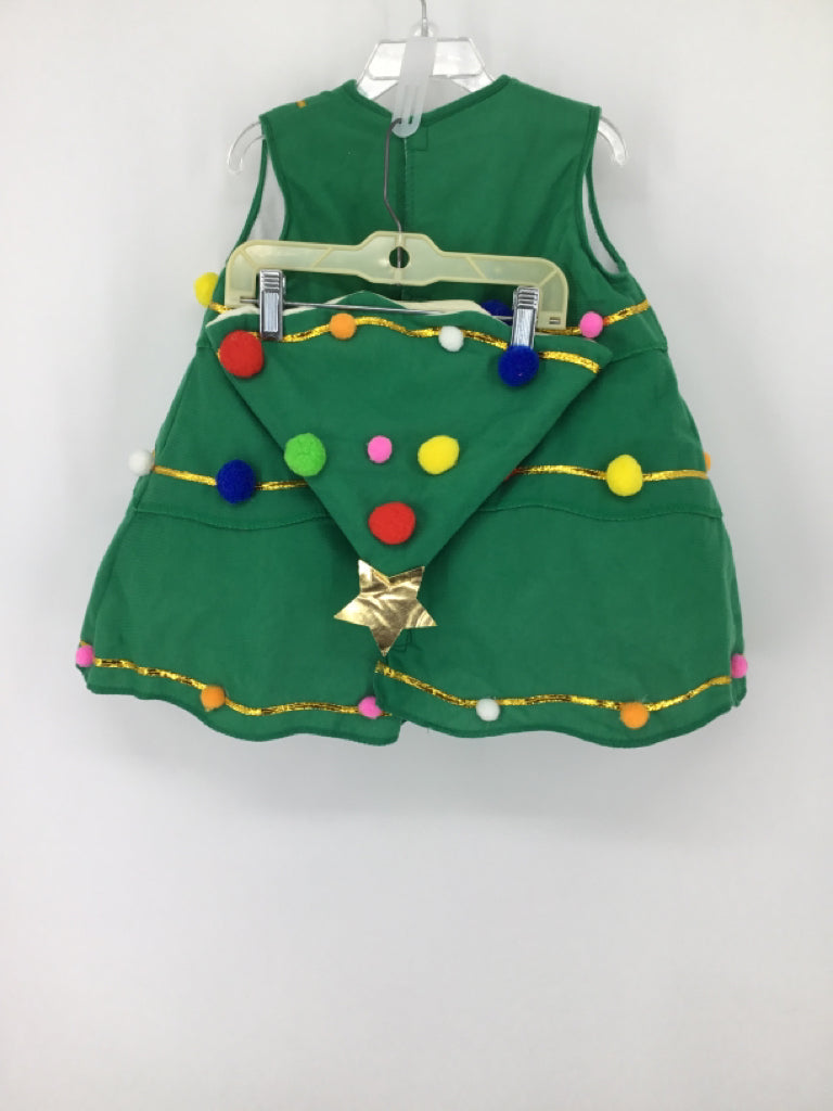 Rubies Child Size 2 Green Christmas Tree Dress-Up