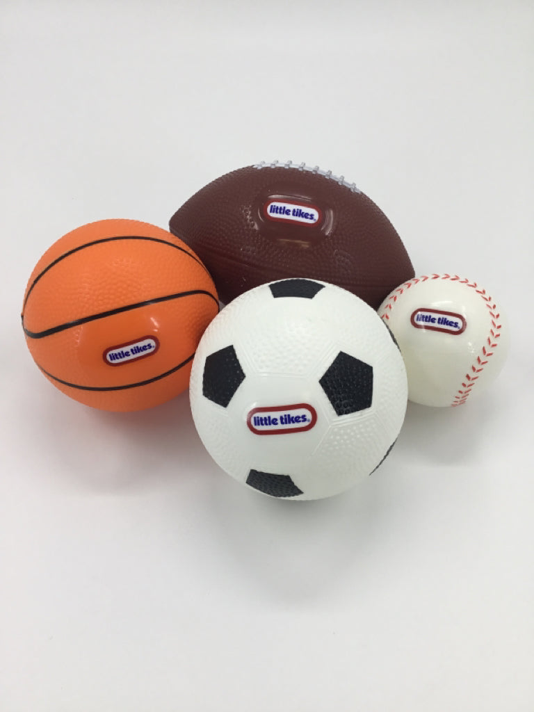 Little Tikes Sports Balls - 4 pcs