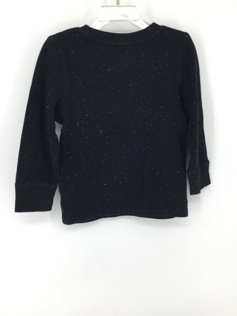 Cat & Jack Child Size 2 Black Speckled Shirt - boys