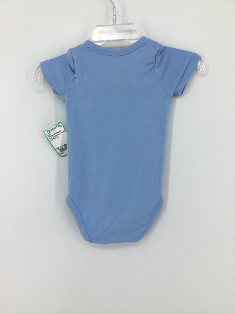 Play by Little Sleepies Child Size 0-3 Months Blue Onesie