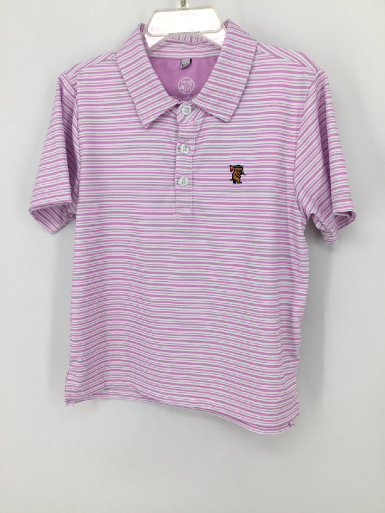 Caddie Child Size 4 Pink Stripe Shirt - boys