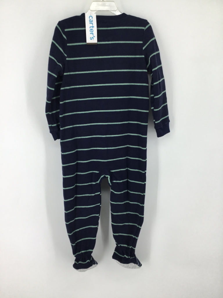 Carter's Child Size 3 Navy Sleepers