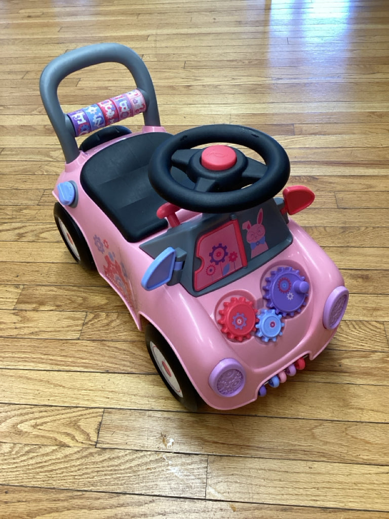 Radio Flyer Creativity Car: Pink Ride-On Push Car