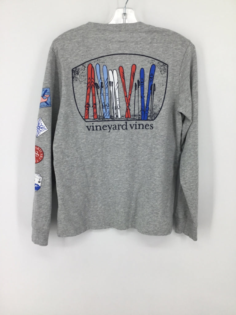 vineyard vines Child Size 8 Gray screen printed T-shirt - boys