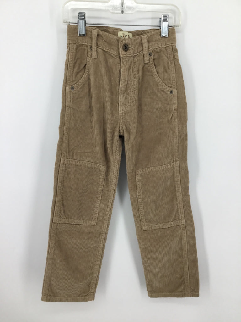 Hey Gang Child Size 6 Tan Solid Pants - boys