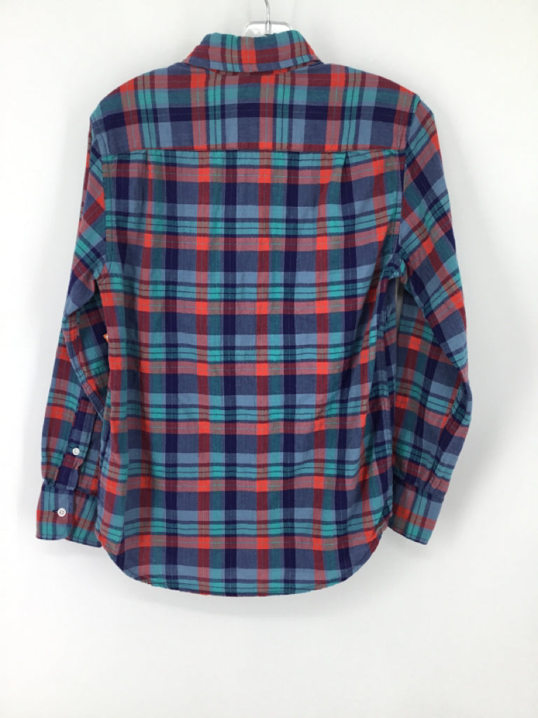 Crewcuts Child Size 10 Multi-Color Plaid Shirt - boys