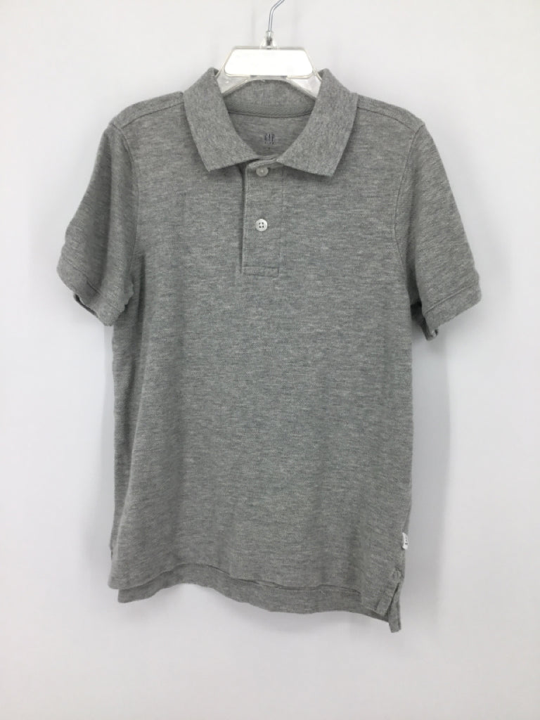 Gap Kids Child Size 6 Gray Solid Shirt - boys