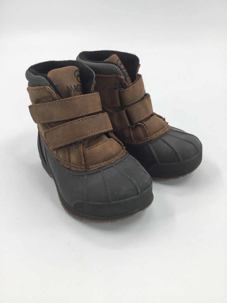 Magellan Child Size 6 Toddler Brown Rain/Snow Boots